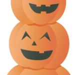 ハロウィンかぼちゃのイラスト