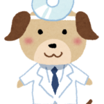 犬の医者のイラスト