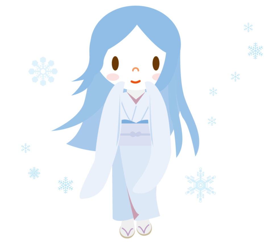 雪女のイラスト