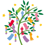七夕飾りのイラスト